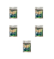 Dolphin Ahşap Yassı Tutamaklı Saplı Çöp Şiş - Boy : 9 Cm. - 50 Adetlik 5 Paket