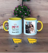 Drama Öğretmeni Kupa Bardak Sarı Fotoğraflı Öğretmenler Günü Hediyesi