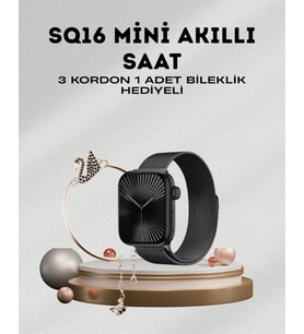 SQ-16 Mini Series 10 – Dokunmatik Akıllı Saat Kalp Ritmi, SpO2, Uyku Takibi