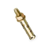 Uzun Çelik Dübel Gömlekli 8 CM -5 Adet (Gold)