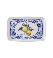 The Mia Odore Di Limone Dikdörtgen Servis 34x25 cm ODL0009 (Çok Renkli)