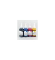 Premium® Ecoprınter L382 Uyumlu 4 Renk Mürekkep Seti (Siyah)