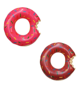 Mulvxgrbz Grz02 Donut Simit Çocuk Yüzme Simit 55 Cm - 1809022 - Kahverengi (Mulvix)