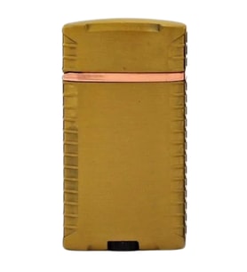 PremiumQuality Gold Çift Torch Pürmüz Metal Puro Çakmağı