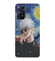 Xiaomi Redmi Note 12 PRO 4G Uyumlu Satoru Gojo Tasarımlı Şeffaf Telefon Kılıfı
