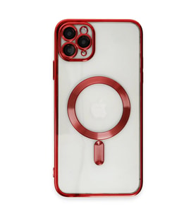 Apple İphone 11 Pro Max Kılıf Kross Magneticsafe Kapak - Kırmızı