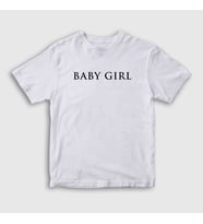 Presmono Unisex Çocuk Beyaz Baby Girl T-Shirt 394530tt (Beyaz)