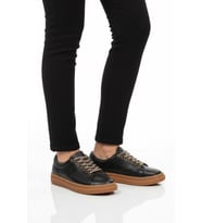 Pierre Cardin Siyah Bağcıklı Kaymaz Taban Kadın Casual Ayakkabı PC-55071 Z