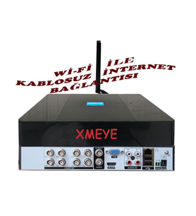 8 Ch Wi-Fi li 5 Mp H265+ Hıbrıt Araç, Insan ve Yüz Tanımalı Xmeye Kayıt Cihazı_108XMEYE