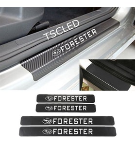 Forester Karbon Kapı Eşiği Kaplama Sticker (4 Adet) zz233