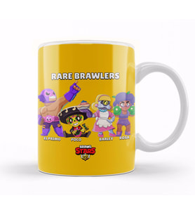 Brawl Stars  Rare Brawlers Kupa Bardak Porselen