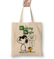 Breaking Bad Breaking Beagle 01 Bez Çanta Uzun Saplı
