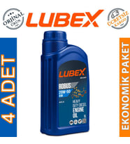 Lubex Robus KM 20W-50 1 Lt Mineral Motor Yağı (4 Adet)