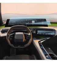 Peugeot 5008 GT Ekran Koruyucu 21 inç i-Cockpit Klima Ekranı (Şeffaf)