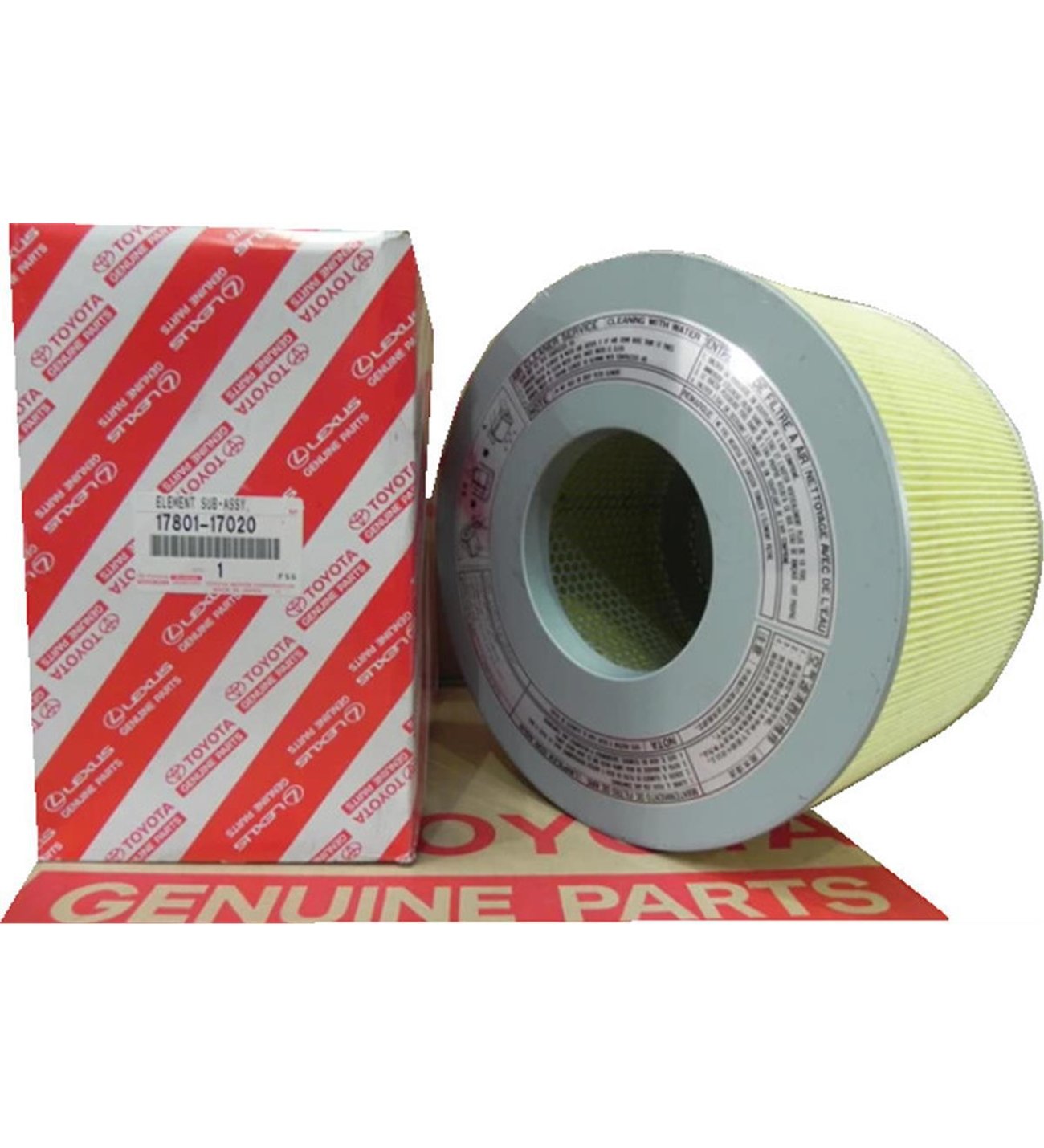 17801-17020 TOYOTA HAVA FILTRE LAND CRUISER 4.7 100 FZJ1-ZJ100-