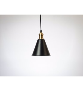 RİOLİGHT RETRO TEKLİ METAL SARKIT AVİZE (Siyah)