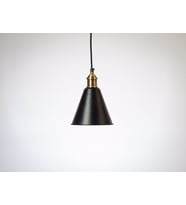 RİOLİGHT RETRO TEKLİ METAL SARKIT AVİZE (Siyah)