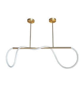 A-5133-100G HASIR LEDLİ GOLD AVİZE