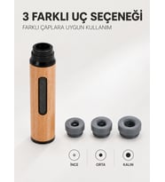 Taşınabilir Küllük İnce Orta Kalın 3 Farklı Uçlu Mini Küllük