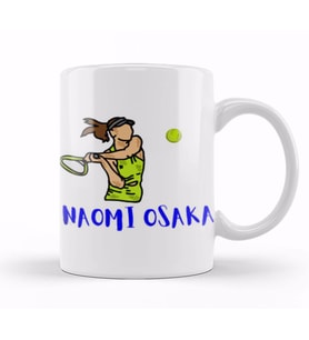 NAOMI OSAKA I Love Tennis Kupa Bardak Porselen