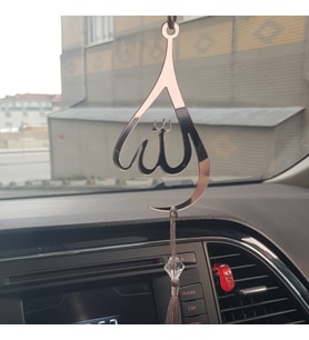 Su Damlası Allah Araba Süsü Pleksi Dikiz Aynası Süsü