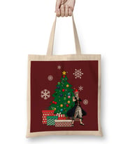 Natsu Dragneel Around The Christmas Tree Bez Çanta Uzun Saplı
