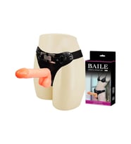 Baile Belden Bağlamalı Protez Penis 18 CM Realistik Vibratör Dildo