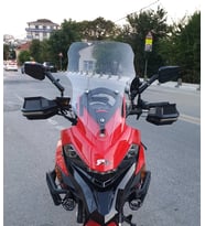 MOTOCAM RKN 530 ADV Ön Cam 2021-2026 Model 55cm Şeffaf Renkli 4mm