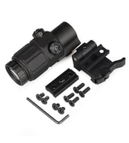 Magnifier 5x Yakınlaştırmalı Dürbün 22mm Ray Uyumlu, Katlanır Yaylı Ayaklı