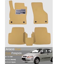 CHEVROLET KALOS (2005-2011) Uyumlu EVA Paspas Tam Set–Araca Özel,Su Geçirmez,Kolay Montaj