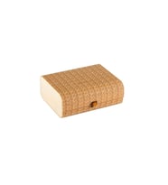 Bambu Organizer Saklama Kutusu, Desenli, 18,5x14,5x7 cm