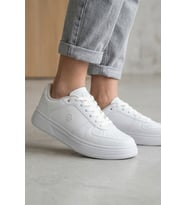 Daily Comfort Beyaz Rahat Günlük Yumuşak Tabanlı 4 Mevsim Trend Sneaker Ayakkabı