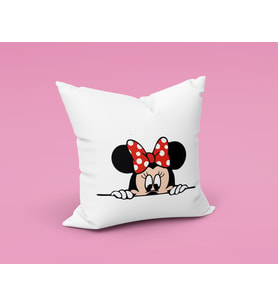 Minnie Mouse Sevgili Çift Tasarımlı Yastık