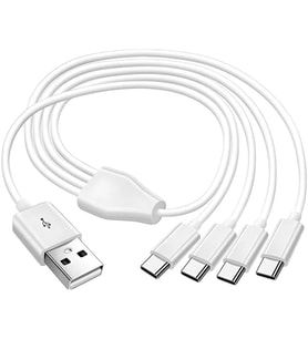 USB Tip-C Şarj Kablosu Çoklayıcı 1 Metre