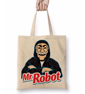 Mr Robot Bez Çanta Uzun Saplı