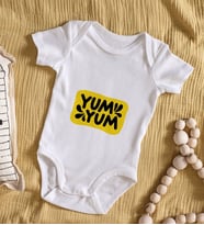 BK Kids Yum Yum Tasarımlı Bebek Body Zıbın - Model 1