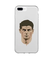 Iphone 7 Plus ve 8 Plus Uyumlu Steven Gerrard Tasarımlı Şeffaf Telefon Kılıfı
