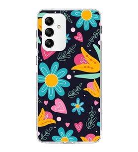 PrintiFy Samsung Galaxy A05s ile Uyumlu 1mm Slim Fit Retro Colors 1 Baskılı Şeffaf  Kılıf