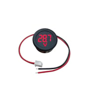 Voltmetre DC 4-100V Led Dijital Ekran Dairesel - Kırmızı