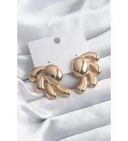 Pirinç Gold Renk Kadın Küpe
