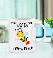 Anne Sen Bizim Kraliçe Arımızsın, Kişiye Özel Kahve Çay Bardağı, Anneler Günü Hediyesi