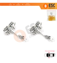 Peugeot 206 206+ HB CC SW 9181C8  İçin 2 EA Ön Sağ ve Sol Kapı Gergi Yayı