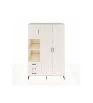 Kronos Dolap 6 Raflı 3 Çekmeceli Tek Askılı 132x59x195 Aytaşı-Aytaşı/Aytaşı