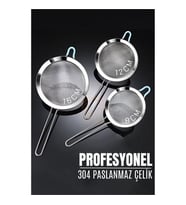 ModaCar 3 Boy Süzgeç Seti 304 Paslanmaz Çelik Spiderweb Design