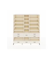 Kronos Dolap 19 Raflı 8 Çekmeceli  220x59x243 Aytaşı-Aytaşı/Aytaşı
