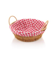 Mien Rattan Yuvarlak Sepet 25.5x8x13 cm