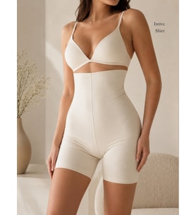 Papatya Yüksek Bel Beli Silikonlu Ultra Yüksek Bel Şort Korse