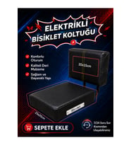 Skyjet Arka Deri Koltuk,Elektrikli Bisiklet Deri Koltuk, Motosiklet Deri Koltuk, Arka Sele Çocuk Deri Koltuk Seti