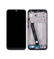 Xiaomi Redmi 7 ile Uyumlu Lcd Ekran Dokunmatik Çıtalı (Siyah)