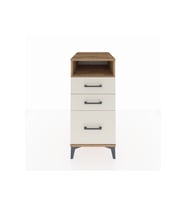 Kronos Komodin Tek Raflı 3 Çekmeceli 44x59x96 Çam-Aytaşı